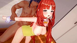 Nilou Bent Over In Doggy Hentai Motion.