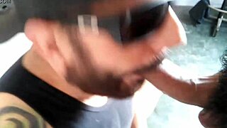 harvesting that male nectar with my mouth