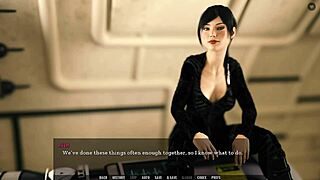 3D animated game with big tits and creampie action