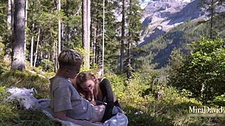 MiraDavid gets wild with a rough fuck in the stunning Swiss Alps.