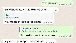 mother in law in lingerie bends over for assplay at party