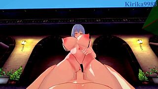 Hana Uzaki And Tsuki Uzaki Intense Pov Sex