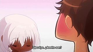 My neighbor Anette-san: A steamy ebony hentai experience