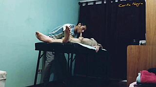 Oiled Massage Leads to Happy Ending with Cock