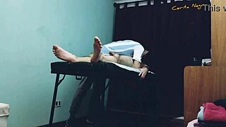 Oiled Massage Leads to Happy Ending with Cock