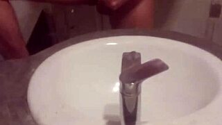 Young gay stud masturbates alone in his room