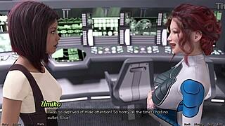 Elsie explores lesbian desires in space.