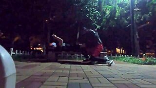 Hey, found a hung guy at the park, wanna join us?