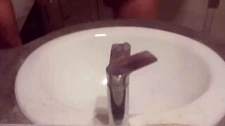 Young gay stud masturbates alone in his room