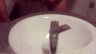 Young gay stud masturbates alone in his room