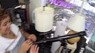 these real amateur girls are getting banged hard by a horny guy