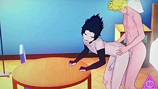 Get your fix of Naruto Sasuke hentai with sex