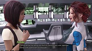 Elsie explores lesbian desires in space.