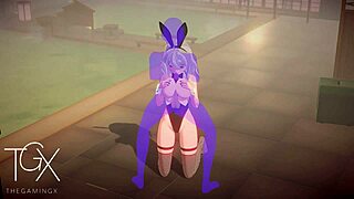 Picture this sexy fantasy girl exploring wild sex in her anime hentai game world