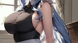 oh man, butler gets pussy masturbation surprise