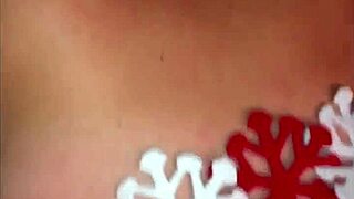 Big tits and rough sex in winter costume fetish scene
