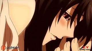 Yo, Akeno takin’ a hard fuck, man, it’s wild stuff!