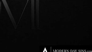 modern-day sins featuring british milf in intense group encounter with bukkake