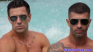 i love watching these hunks in a hardcore outdoor orgy with anal and blowjobs