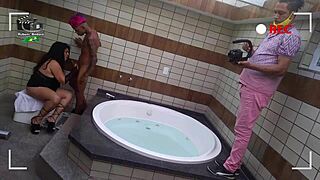 Experienced Latina Mommy Sucks Tattooed Young Cock