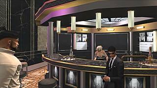 A Smart Girl in a Cartoon with Monster Cock Adventures