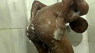 stilesbhalifa1 shows off muscular body in shower