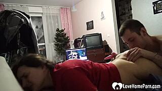 Amazing stepsister enjoys a deep hardcore pounding at home