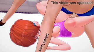 gwen from ben10 in bikini on bed learns new things adult parody version