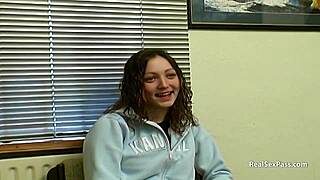 Teen’s First Porn Shoot in Stockings and Heels. She Tests Toys at British Casting!