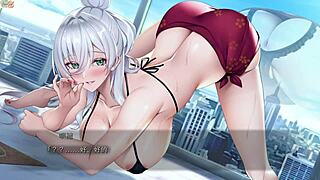Big-boobed Asian gets a sensual massage with cum swap