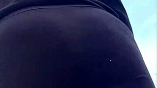 Milf Shakes Big Ass Outdoors