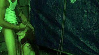 roughly slammed teen takes cum in mouth after outdoor pickup