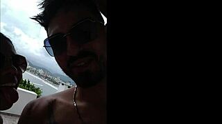 i fucked lunna vaz hard on the balcony during the party