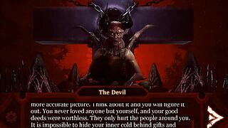 we played sex with the devil in a fetish bdsm scene