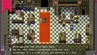 The massage chair makes the little witch cry in Ceres and the Contract Guild hentai game part 4