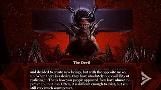 we played sex with the devil in a fetish bdsm scene