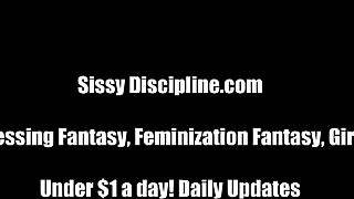 You're just a little sissy bitch in femdom humiliation.