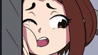 the biggest plot hole in my hero academia is this uncensored hentai scene with big tits.