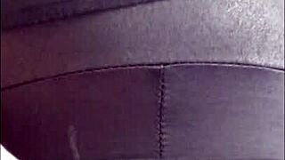 bitchy femdom with strapon extorts you in pov, sucking cock and showing legs