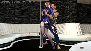 Beauty Officer BENT OVER For HARD FUCK