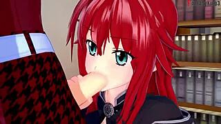 Watch Rias Gremory's seduction in DxD NTR Madness 2