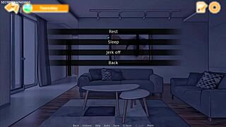 3D animated game with sensual handjob and cum shots