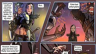 Two Girls And Prince With Big Tits In Hentai 3Some!