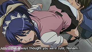 subtle hints of big black cock sliding into tight anime pussy for first job fuck with boss