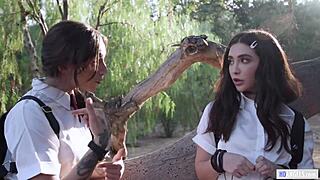 Principals Seduce Hottest Lesbian Jane Wilde And April Olsen