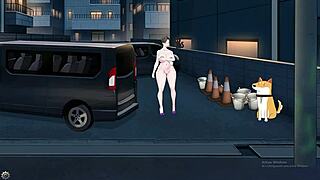 Shameless MILF Exhibitionist Shows Big Tits and Ass in Hentai Anime