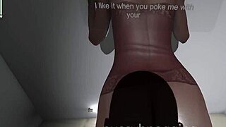 Big ass black girl in hot 3D porn video