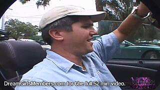 hot blonde rides around topless in my convertible