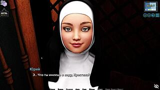 I watched this Latina nun get drilled in a car