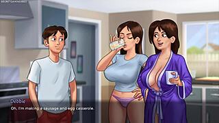 3D game featuring busty stepmoms and monster cock lovers